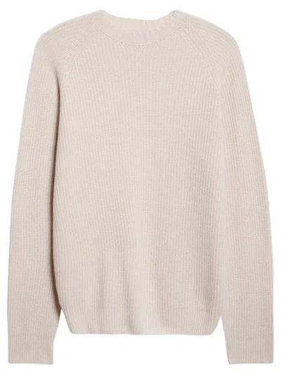 John Smedley Oxnard Sweater In Eco Cashmere In Neutral