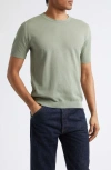 John Smedley Park Cotton Piqué T-shirt In Green