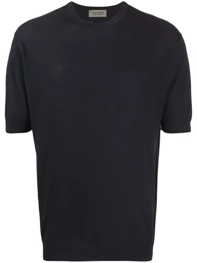 John Smedley Park Crew-neck T-shirt In Black