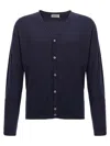 John Smedley Petworth Cardigan In Blue