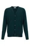 John Smedley Petworth Cardigan In Green