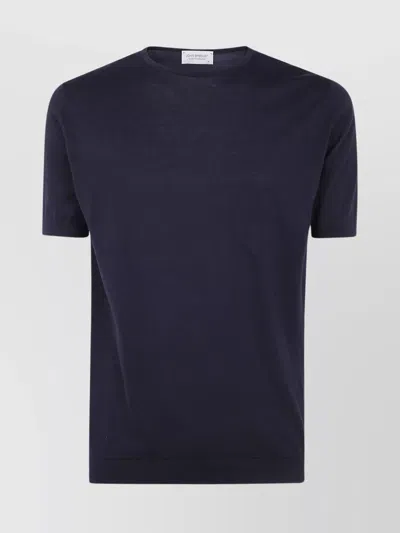 JOHN SMEDLEY PLAIN CREW NECK T-SHIRT SHORT SLEEVES