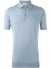 John Smedley Polo Shirt With Ribbed Collar And Hem