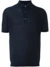 John Smedley Navy Roth Pique Polo Shirt