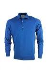 John Smedley Polo Shirt In Blue