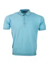 John Smedley T-shirt In Turquoise