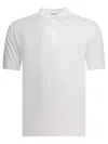 John Smedley Polo Shirts White In White