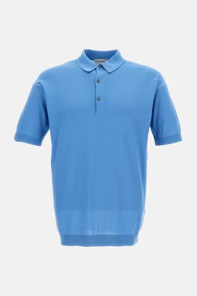 John Smedley Adrian Polo Shirt In Blue