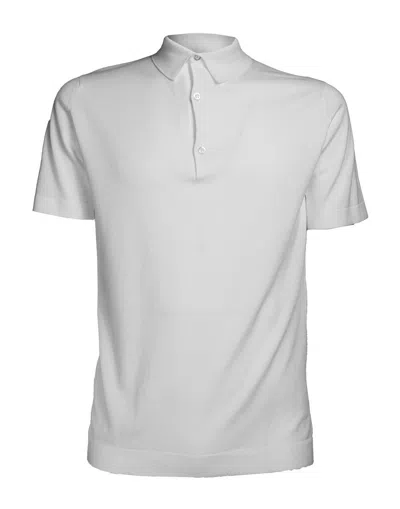 John Smedley Polo In White
