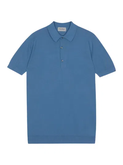 John Smedley Poloroth In Blue