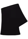 John Smedley Quartz Cashmere And Wool-blend Scarf In Black