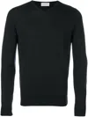 John Smedley Weatherby Cotton Sweater In Black