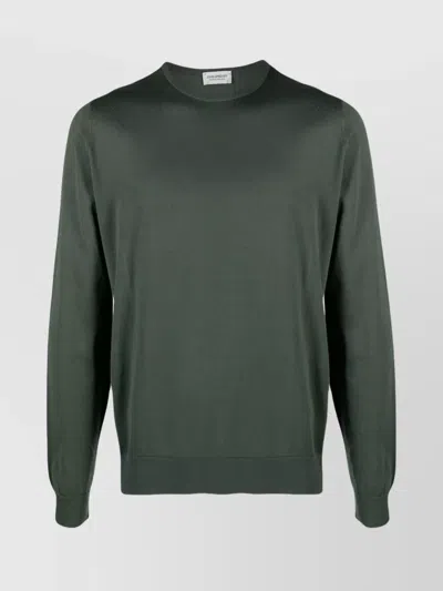 John Smedley Ribbed Crew Neck Sweater