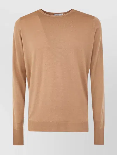 JOHN SMEDLEY MERINO WOOL LONG-SLEEVE CREW-NECK JUMPER