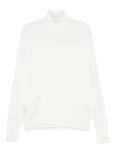 John Smedley Richards Extra Fine Merino Wool Turtleneck Clothing In White