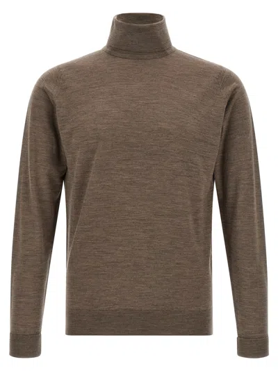 John Smedley Richards Sweater In Brown