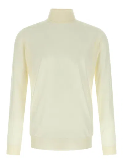 John Smedley Richards Sweater In White