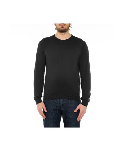 John Smedley Round Neck Jumper In Black