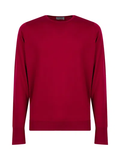 John Smedley Pullover Girocollo In Red