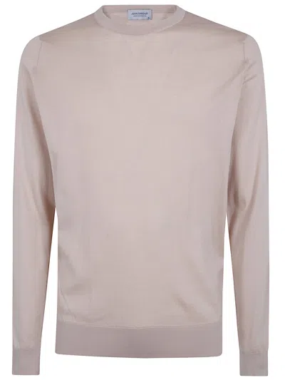 John Smedley "rowland" Crewneck Long Sleeves Pullover In Neutral
