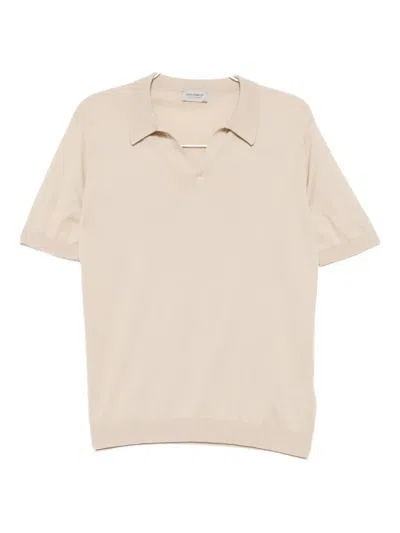 John Smedley Ryan Knitted T-shirt In Neutral
