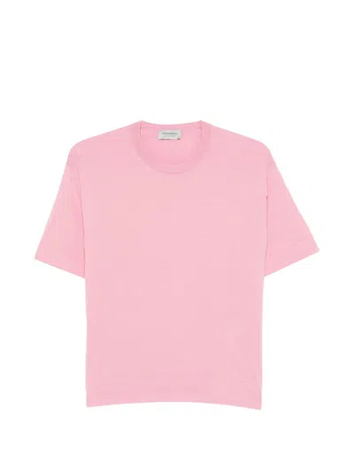 John Smedley Sea Island Cotton Sweater In Pink
