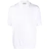 John Smedley Isis Fine Knit Cotton Polo Shirt Clothing In White