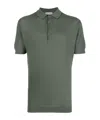 John Smedley Roth Polo Collar T-shirt In Green