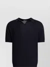 John Smedley Noah Skipper Collar Shirt Ss In Black