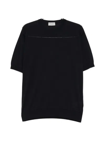 John Smedley Short-sleeve T-shirt In Black