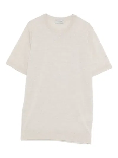 John Smedley Short-sleeve T-shirt In Neutral
