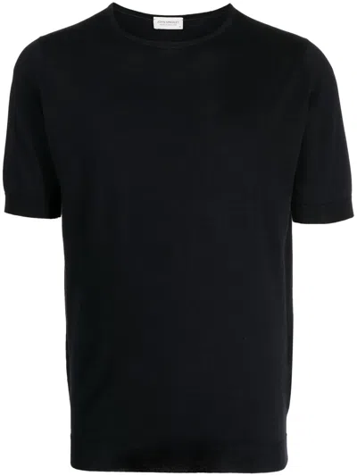 JOHN SMEDLEY SHORT-SLEEVE WOOL-BLEND T-SHIRT