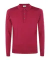 John Smedley Belper Shirt Ls In Red