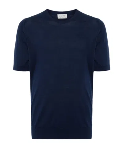 John Smedley Short-sleeved T-shirt In Black