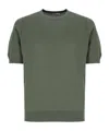 John Smedley Short-sleeve Cotton T-shirt In Green