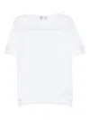 John Smedley Short-sleeved T-shirt In White