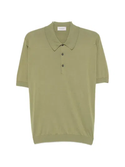John Smedley Short-sleeves Polo Shirt In Green