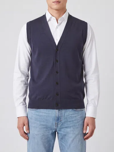 John Smedley Sweater Men Color Blue