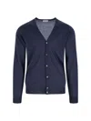 John Smedley Petworth Cardigan In Blue