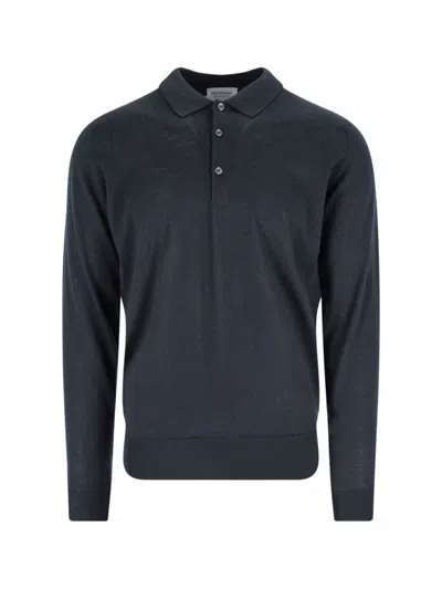 John Smedley Bepler Polo Shirt In Black