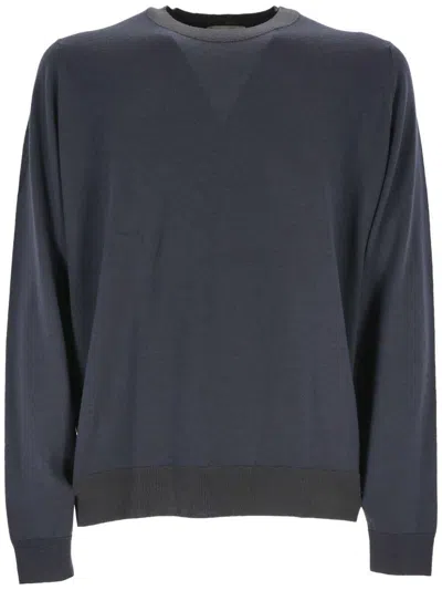 John Smedley Sweaters In Smoke Blue