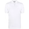 John Smedley Adrian Cotton Jersey Polo In White
