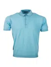 John Smedley T-shirt In Light Blue