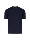 John Smedley Men's Lorca Sea Island Cotton T-shirt In Blue