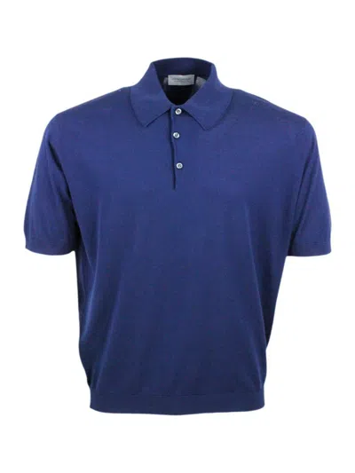 John Smedley T-shirts And Polos In Blue
