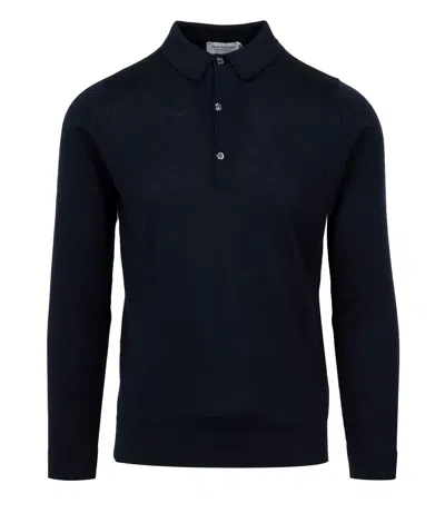 John Smedley T Shirts And Polos In Blue