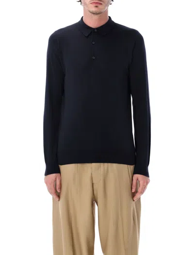 John Smedley T Shirts And Polos Blue