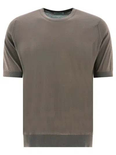 John Smedley T-shirts In Beige