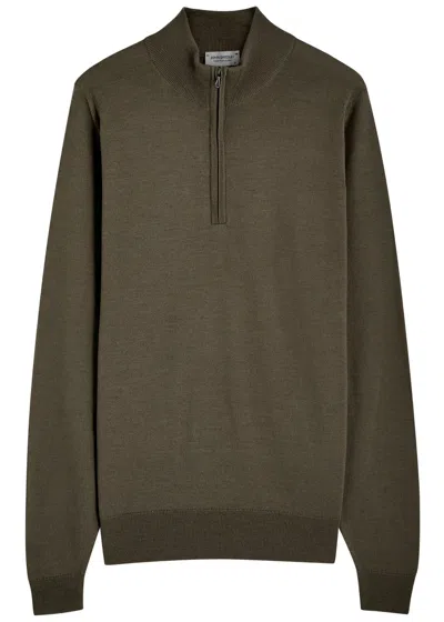 John Smedley Tapton Quarter-zip Wool Jumper