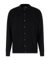 John Smedley Extrafine Polo Cardigan Clothing In Black